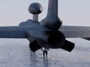 Lockheed U-2S Dragon Lady 3D Модель