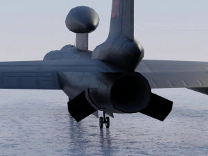 Lockheed U-2S Dragon Lady 3D Model