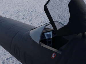 Lockheed U-2S Dragon Lady 3D Model