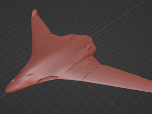 Tupolev PAK DA Envoy 3D Model