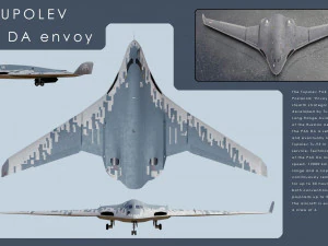 Tupolev PAK DA Envoy 3D Model