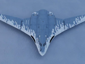 Tupolev PAK DA Envoy 3D Model