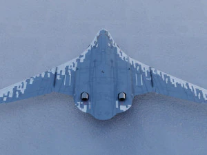 Tupolev PAK DA Envoy 3D Model