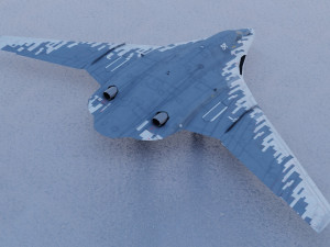 Tupolev PAK DA Envoy Model 3D