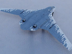 Tupolev PAK DA Envoy 3D Model
