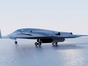 Tupolev PAK DA Envoy Model 3D
