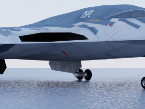 Tupolev PAK DA Envoy Model 3D