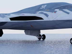 Tupolev PAK DA Envoy 3D Model