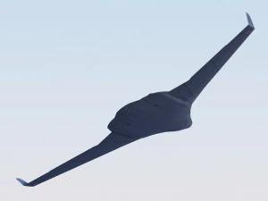 Tupolev PAK DA Envoy 3D Model