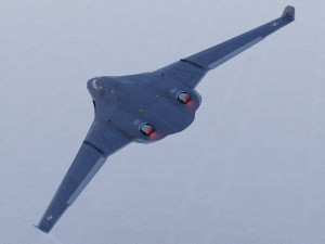 Tupolev PAK DA Envoy Model 3D