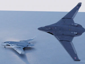 Tupolev PAK DA Envoy 3D Model