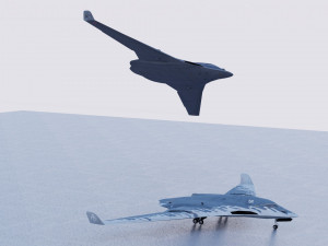Tupolev PAK DA Envoy Model 3D