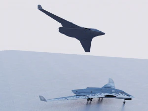 Tupolev PAK DA Envoy 3D Model