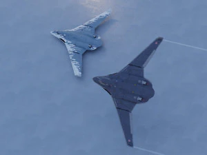 Tupolev PAK DA Envoy 3D Model