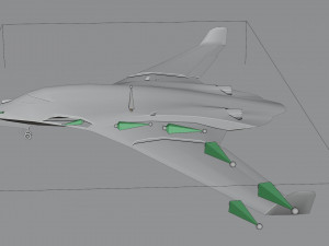 Tupolev PAK DA Envoy Model 3D