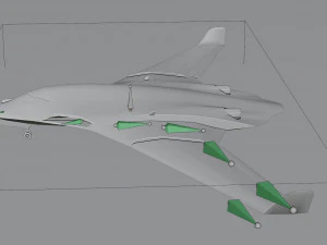 Tupolev PAK DA Envoy 3D Model