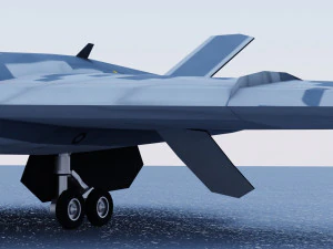 Tupolev PAK DA Envoy 3D Model