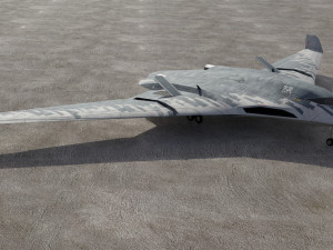 Tupolev PAK DA Envoy Model 3D