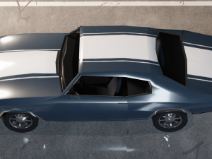 Chevrolet Chevelle 1970 3D 모델