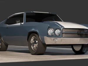 Chevrolet Chevelle 1970 3D Model