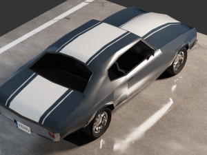 Chevrolet Chevelle 1970 3D 모델