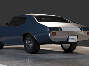 Chevrolet Chevelle 1970 3D 모델