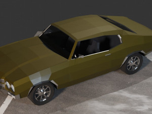 Chevrolet Chevelle 1970 3D 모델