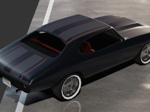 Chevrolet Chevelle 1970 3D 모델