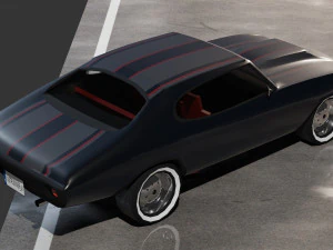 Chevrolet Chevelle 1970 3D Model