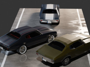 Chevrolet Chevelle 1970 3D 모델
