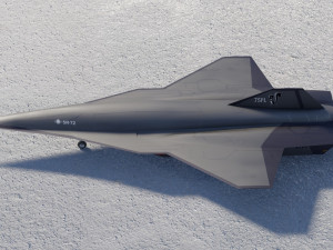 Lockheed Martin SR-72 Son of Blackbird 3D Model
