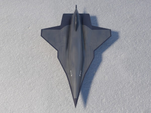 Lockheed Martin SR-72 Son of Blackbird 3D Model