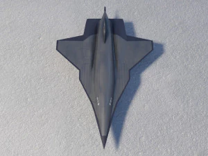 Lockheed Martin SR-72 Son of Blackbird 3D Model