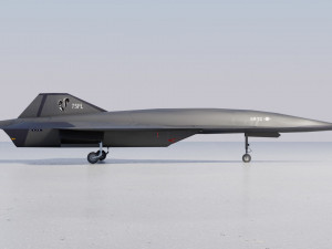 Lockheed Martin SR-72 Son of Blackbird 3D Model