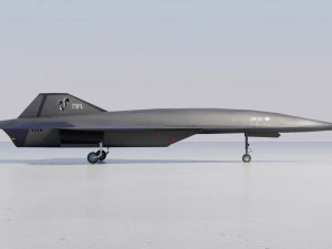 Lockheed Martin SR-72 Son of Blackbird 3D Model