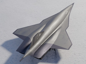 Lockheed Martin SR-72 Son of Blackbird 3D Model