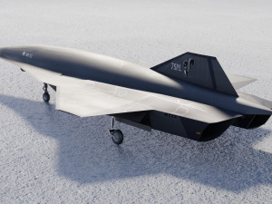 Lockheed Martin SR-72 Son of Blackbird 3D Model