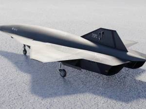 Lockheed Martin SR-72 Son of Blackbird 3D Model