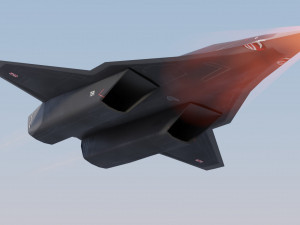 Lockheed Martin SR-72 Son of Blackbird 3D Model