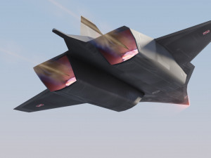 Lockheed Martin SR-72 Son of Blackbird 3D Model