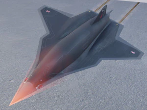 Lockheed Martin SR-72 Son of Blackbird 3D Model