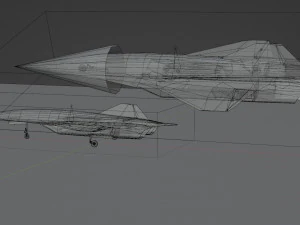 Lockheed Martin SR-72 Son of Blackbird 3D Model