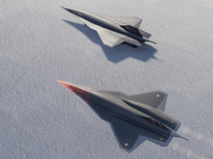 Lockheed Martin SR-72 Son of Blackbird 3D Model