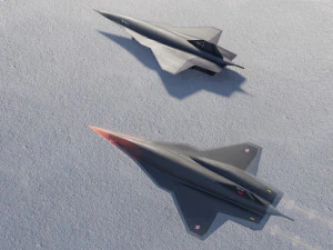 Lockheed Martin SR-72 Son of Blackbird 3D Model