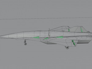 Lockheed Martin SR-72 Son of Blackbird 3D Model