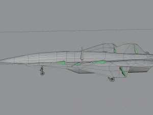 Lockheed Martin SR-72 Son of Blackbird 3D Model