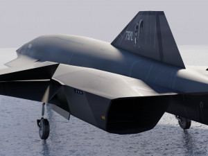 Lockheed Martin SR-72 Son of Blackbird 3D Model