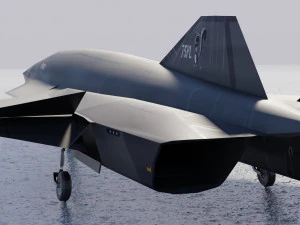 Lockheed Martin SR-72 Son of Blackbird 3D Model