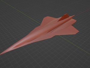 Lockheed Martin SR-72 Son of Blackbird 3D Model
