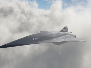Lockheed Martin SR-72 Son of Blackbird 3D Model